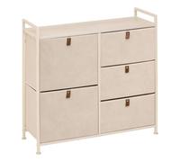 Meuble de rangement Tissa 5 tiroirs beige - 5 five simply smart