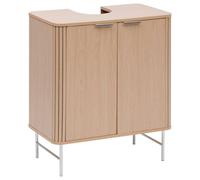5 five simply smart 5Five - Meuble sous Vasque Liora Beige - 70x40x80cm - Meuble Double Bas Liora, Accessoire Maison, Utilisation Quotidienne