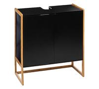 Meuble vasque 2 portes ""Naturéo"" noir - 5 five simply smart - Noir