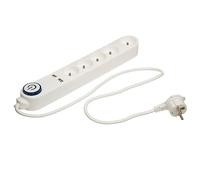 5 five simply smart 5five - multiprise 5 prises avec terre et 2 prises usb