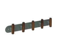 5 five simply smart 5five - patère Murale 5 Crochets Cassie Vert et Bois