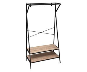 5 five simply smart 5five - penderie 2 étagères jano noir