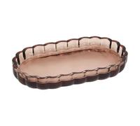 5 five simply smart 5Five - Plateau FLOREA Rouge en Verre - 19,8x11,4x2,5cm - Accessoire de Cuisine et Table
