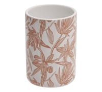 5 five simply smart 5five - Porte-Brosse à Dents Bloom Rond d.8xh.11cm Rose