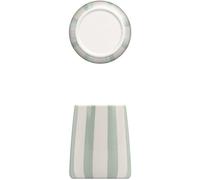 5 five simply smart 5five - Porte-Brosse à Dents strio Rayures Vert céladon h10cm