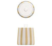 5 five simply smart 5five - Pot à Cotons strio 10,2 x 12,8 cm Jaune