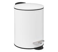 FIVE Simply Smart – Poubelle à pédale Softclose – 3 L – Blanc