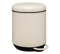 Poubelle de Salle de Bain "Duo" 5L Beige
