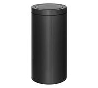 FIVE Simply Smart - Poubelle de Cuisine Automatique en Métal "Delta" 40L Noir Noir G