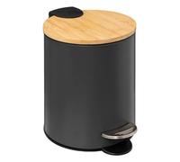 5 five simply smart 5five - Poubelle Soft Close 3l Trio Gris Anthracite