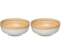 5 five simply smart 5five - saladier d20cm modern color blanc (Lot de 2)