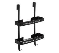 5 five simply smart 5five - serviteur de Douche 2 Niveaux Stick adhésif Noir blackalu
