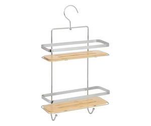 5 five simply smart 5Five - Serviteur de Douche VENTERRA Argent - 25x10,5x36,5cm - Rangement Salle de Bain, Organisateur Douche, Accessoire de Bain Pratique