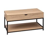 5five Table basse relevable Aliaj effet chêne naturel Beige G