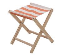 5 five simply smart 5five - Tabouret Pliable en Bois Toile rayée