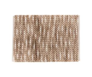 5 five simply smart 5five - Tapis de Bain Boule en Coton Beige 75x50cm