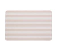 5 five simply smart 5five - Tapis de Bain en Diatomite Rayé Rose - 60 x 39 cm, Ultra Absorbant, Antidérapant - pour Salle de Bain