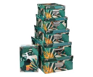 5 five simply smart 6 boîtes coin métal Multicolore