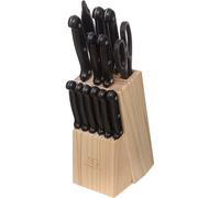 5 five simply smart - Bloc à couteaux 11 couteaux avec aiguiseur "essentiel black