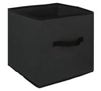 Boite de rangement 31x31cm noir Noir G