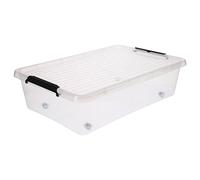 Paris Prix Boîte de rangement "Clip" 29 L transparente