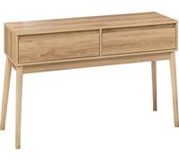5 five simply smart - Console avec 2 tiroirs en optique chêne naturel "abana