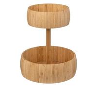 FIVE Simply Smart - Corbeille à Fruits Bambou 2 Niveaux 35cm Naturel