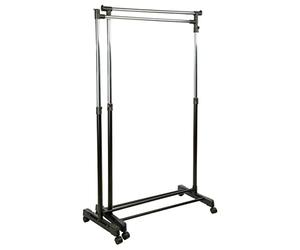 5 five simply smart Double portant à vêtements extensible