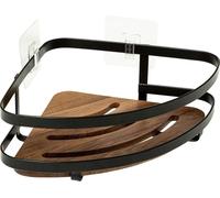 5 five simply smart - Eckduschregal "blackacia" aus akazienholz