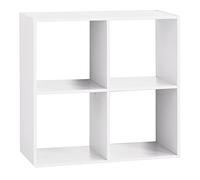 Atmosphera - Étagère 4 cases Mix Blanc Five - P. 32 cm x H. 67,5 cm