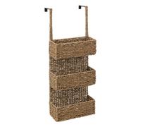 5 five simply smart - Étagère porte "vannerie" 3 paniers en roseau naturel