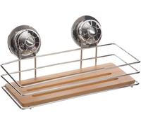5 five simply smart - Etagère rectangulaire chromée en métal et bambou