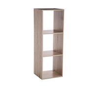 5five - étagère Colonne 3 Cases Mix n modul Effet chêne Naturel