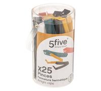 5 five simply smart - Kit de 25 agrafes hermétiques