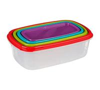 5five - 4 boîtes de conservation ""colors"" plastique