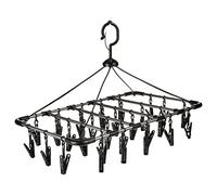 Séchoir à Linge à Suspendre "32 Pinces" 52cm Noir