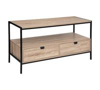 5 five simply smart Meuble TV Effet chêne Naturel Aliaj