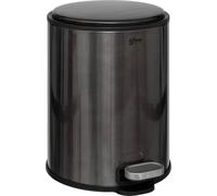 5 five simply smart - Mülleimer "delta" 6l metall schwarz
