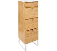 5 five simply smart - Nachttisch mit 3 schubladen "levia" bambus