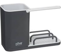5 five simply smart - Organisateur d'évier 4en1 "néo" gris anthracite