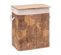 - Panier à Linge en Bambou Blackflora 50L Beige