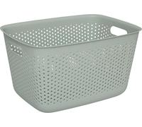 5 five simply smart - Panier en plastique "tila" 17l sage