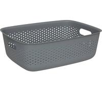 5 five simply smart - Panier "tila" 10l plastique gris