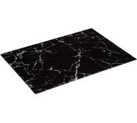 5 five simply smart - Plaque de verre décorative 40 x 30 schwarzer marmor