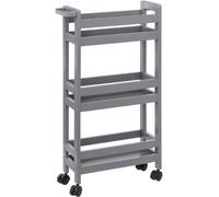 5 five simply smart - Servierwagen mit rollen 3 ebenen "colorama" betongrau