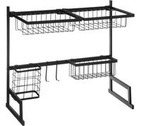 5 five simply smart - Spülbecken-organizer abtropfbecken aus metall schwarz