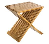 5 five simply smart Tabouret Pliant d'appoint Bambou