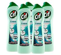 5 flacons de 500 ml Cif nettoyant en crème avec eau de Javel et microparticules