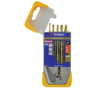 5 forets béton queue hexagonale shock serie Ø 3 à 8mm TIVOLY - 10901670002