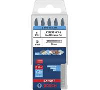 5 Forets hard cer hex-9 exp couvreur 5MM - BOSCH - 2608902315